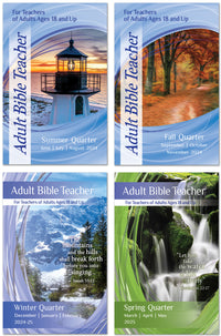 ADULT BIBLE TEACHER 1-YEAR SUBSCRIPTION STARTING SUMMER QUARTER 2024