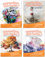 INTERMEDIATE BIBLE TEACHER+ 1-YEAR SUBSCRIPTION STARTING SPRING QUARTER 2024