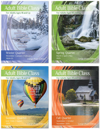 ADULT BIBLE CLASS LARGE-PRINT EDITION 1-YEAR SUBSCRIPTION STARTING WINTER QUARTER 2024-25