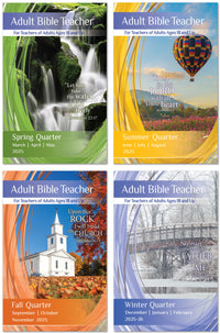 ADULT BIBLE TEACHER 1-YEAR SUBSCRIPTION STARTING SPRING QUARTER 2025