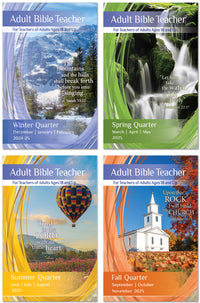 ADULT BIBLE TEACHER 1-YEAR SUBSCRIPTION STARTING WINTER QUARTER 2024-25