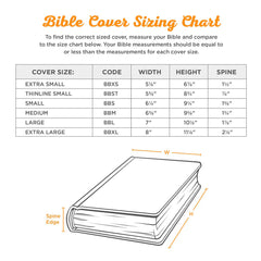 Be Strong Bible Cover, Large