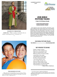 OUR BIBLE PICTURE TALKS SUMMER QUARTER 2025