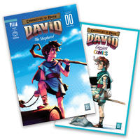 Chronicles Of Faith David Comic Book and Coloring Book Bundle Issue 00