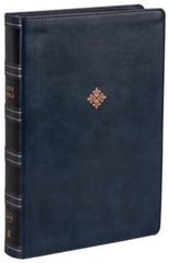 NKJV NELSON GIANT-PRINT CENTER-COLUMN REFERENCE BIBLE, BLUE LEATHERSOFT