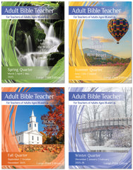 ADULT BIBLE TEACHER LARGE-PRINT EDITION 1-YEAR SUBSCRIPTION STARTING SPRING QUARTER 2025